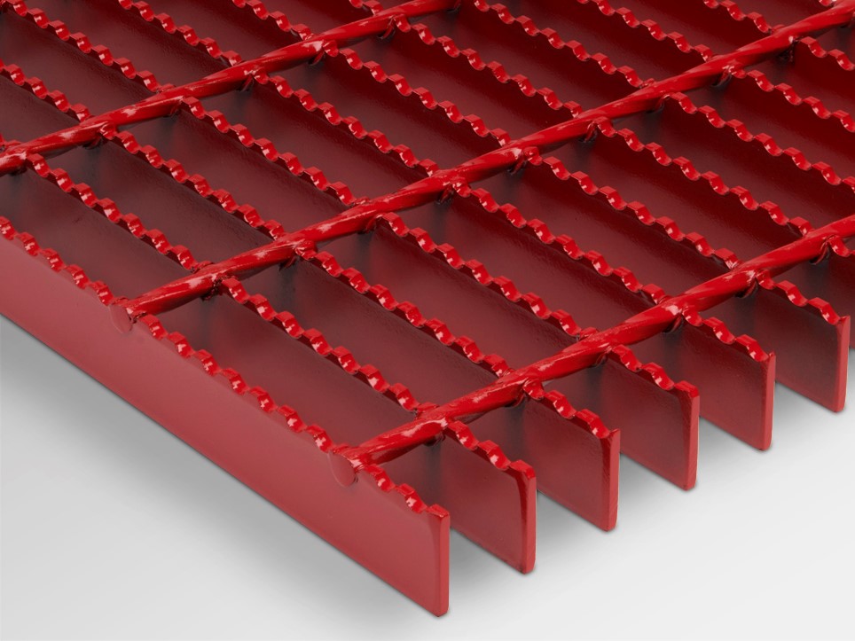 SERRATED BAR GRATING