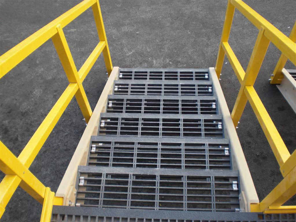 FABRICATED FRP STAIRWAY