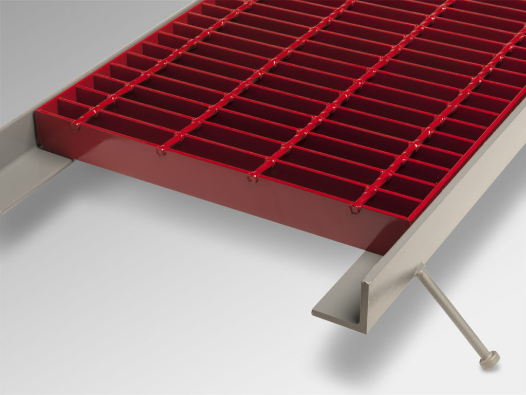 EMBED FRAME WITH METAL BAR GRATING
