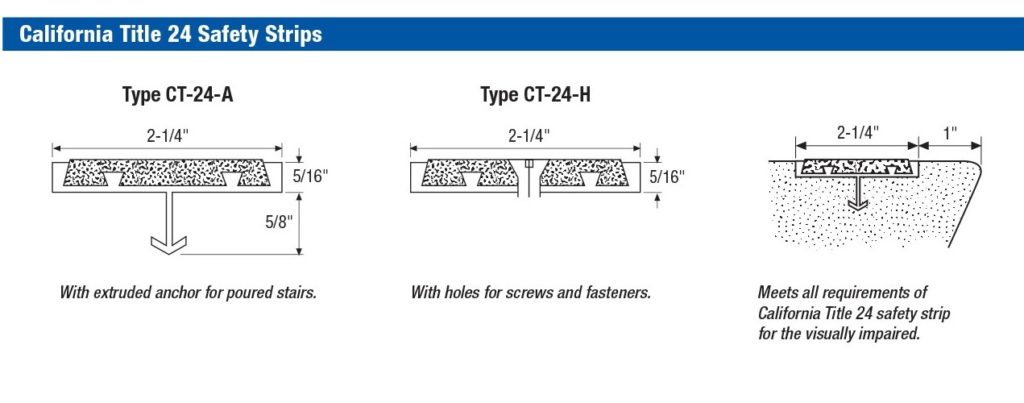 CA Title24 Safety Strips