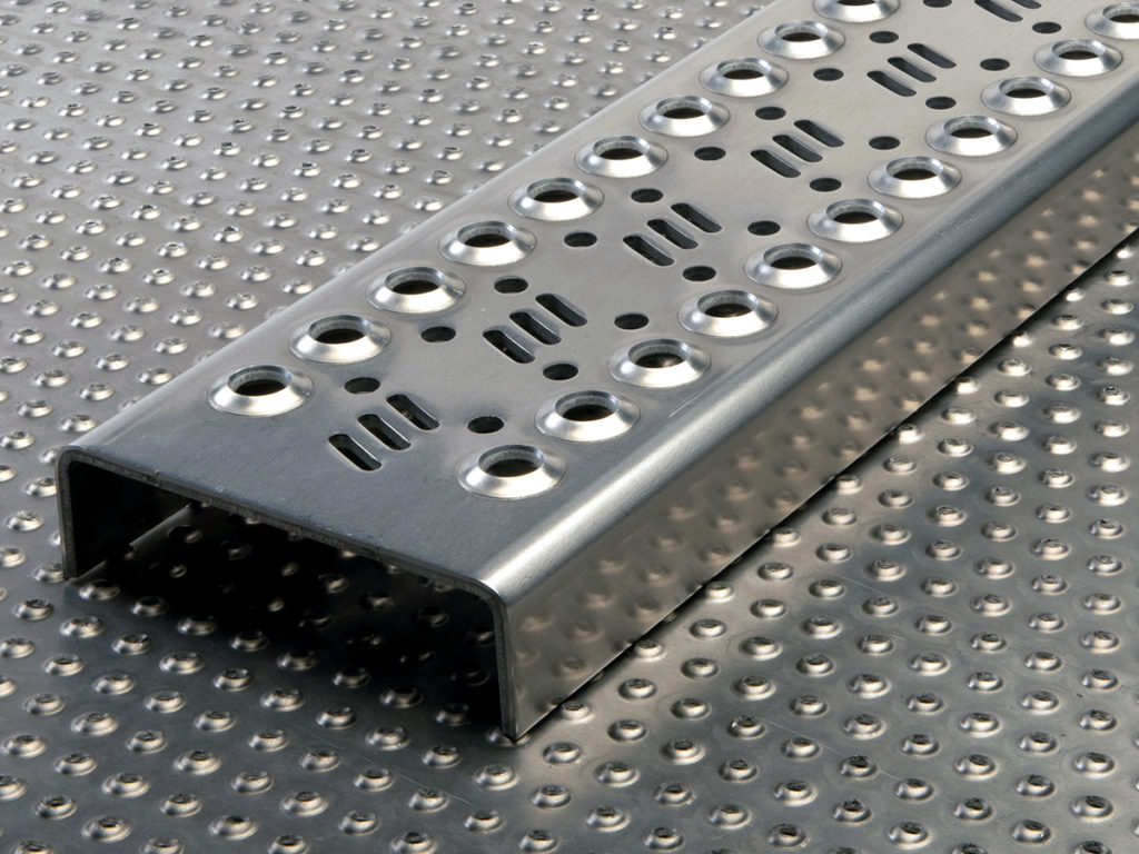 FORMED CUSTOM PERFORATED METAL