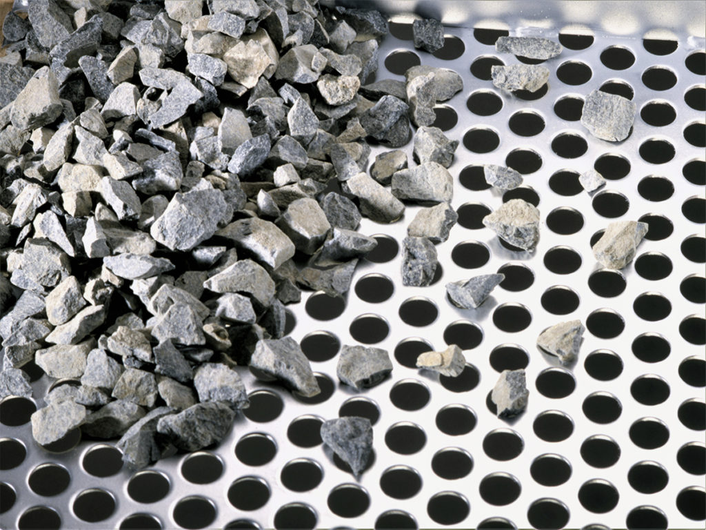 ROUND HOLE PERF METAL FOR SORTING
