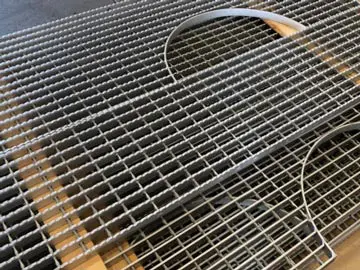 RADIAL CUT BAR GRATING 2