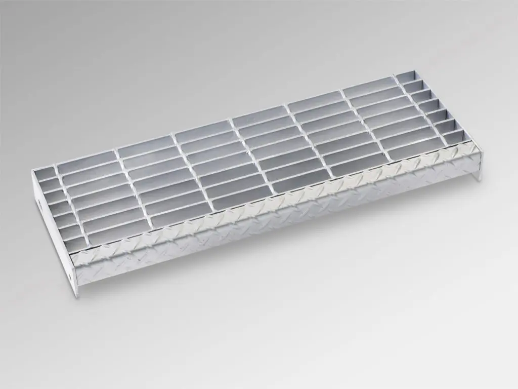 Stainless Steel Bar Grating Stair Tread 19 space