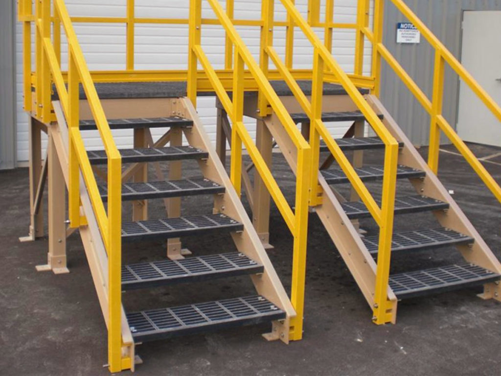 FRP STAIR RETURN
