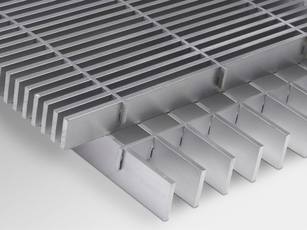 ALUMINUM DOVETAIL PRESSURE LOCKED GRATING
